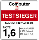 TechniSat DIGITRADIO 602 Internet-Radio (Digitalradio (DAB), UKW mit RDS, 70  W, Stereoanlage, CD-Player), Kompaktanlage / Wecker / Wireless Charging /  App-Steuerung /Fernbedienung