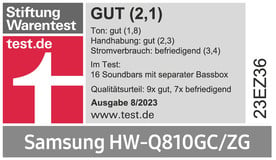 Kabelloses DTS:X) Samsung Atmos Soundbar Sound System, W, (360 5.1.2-Kanal Dolby HW-Q810GC &